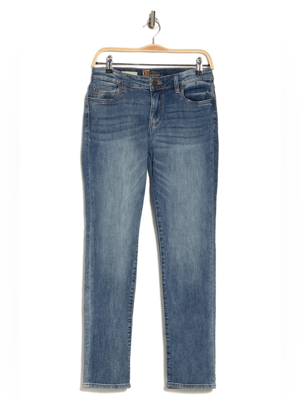 KUT From The Cloth Katy Mid Rise Cotton Stretch Boyfriend Jeans